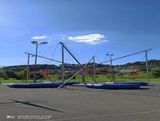 4er Bungee Trampolin, Bungeetrampolin Event. Hüpfburg