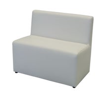 Lounge Bank 2-Sitz weiß