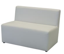Lounge Bank 2-Sitz weiß