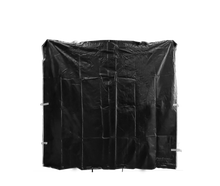 Seitenwand 3 x 2.1 m ohne Fenster schwarz für Cateringzelt (schwer) mieten