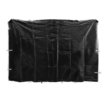 Seitenwand 3 x 2.1 m ohne Fenster schwarz für Cateringzelt (schwer) mieten