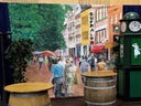 Düsseldorf Bolkenstraße Kulisse, Stadt, Einkaufsstraße, Einkaufszentrum
