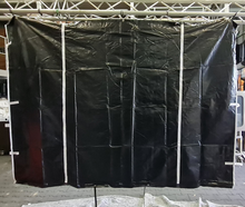 stabile 3x3 Seitenwand mit Eingang schwarz