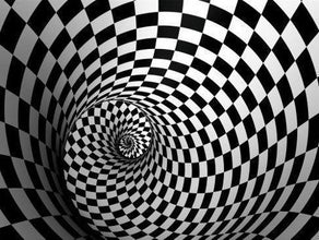 Bühnenbild Illusions Bild  Karomuster 2