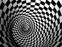 Bühnenbild Illusions Bild  Karomuster 2