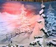 Weihnachten Kulisse, Schnee, Schneelandschaft, Wintertraum
