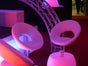 Barhocker Tulpe aus weißem Kunststoff / Barhocker Z in weißem Leder - Galerie - Bild 4