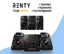 DJ Equipment mieten (ab € 34,90): Pioneer CDJ 3000X, DJM A9, XDJ-AZ, DDJ Controller uvm. ✓ Club-Standard ✓ Kautionsfrei ✓ Versichert