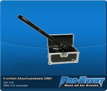 Konfetti Abschussbasis DMX