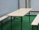 Festzeltgarnitur 70cm natur