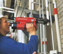 Fitting-Presszange mit einer Pressbacke, Akku
