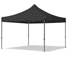 Partyzelt / Pavillon / Klappzelt 3x3 m – Schwarz – B1-zertifiziert