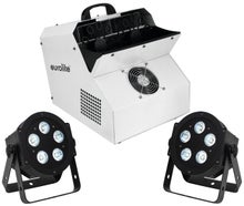Lichtset F LED Lichtanlage Lichttechnik Licht Partybeleuchtung Scheinwerfer Seifenblasenmaschine