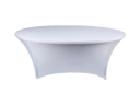 Stretchhusse Banketttisch D=150cm mieten – Miettisch, Eventtisch, Veranstaltungstisch, Partytisch