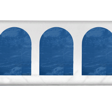 Seitenwand 4 m LKW Plane mit 3 Fenstern weiss (Mastertent) mieten – Servicematerial