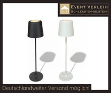 Moderne Akku-Tischlampen für Events mieten beim Eventverleih SH (Akku-Tischleuchten)