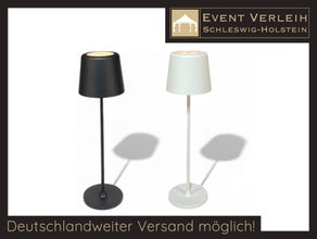 Moderne Akku-Tischlampen für Events mieten beim Eventverleih SH (Akku-Tischleuchten)