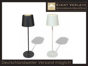 Moderne Akku-Tischlampen für Events mieten beim Eventverleih SH (Akku-Tischleuchten)