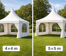 Pagodenzelt mieten 4x4 oder 5x5