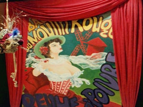 Moulin Rouge Revue Kulisse, Frankreich, Paris, Plakat