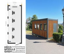 EVENT - Kassen Container/ Verkaufscontainer Veranstaltungscontainer, Messecontainer 20 Fuß Mieten