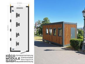 EVENT - Kassen Container/ Verkaufscontainer Veranstaltungscontainer, Messecontainer 20 Fuß Mieten