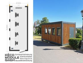 EVENT - Kassen Container/ Verkaufscontainer Veranstaltungscontainer, Messecontainer 20 Fuß Mieten