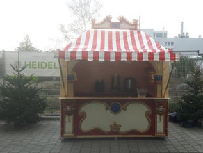 Nostalgie-Bude ~ Nostalgiebude ~ nostalgische Bude ~ Catering ~ Marktbude ~ Dosen werfen ~ Pfeil werfen ~ Ringe werfen ~ bei spass-events