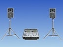 RCF Komplettsystem Aktiv inkl. CD Einspielrack