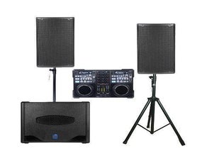 2000 W DJ Musikanlage, Partyanlage, Partyset, PA, Tonanlage, Box, optional mit Bluetooth (Aufpreis 10 Euro)