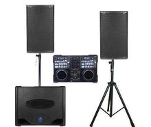 2000 W DJ Musikanlage, Partyanlage, Partyset, PA, Tonanlage, Box, optional mit Bluetooth (Aufpreis 10 Euro)