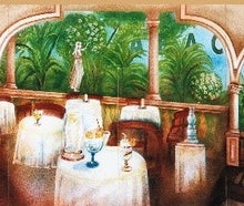 Spanisches Restaurant - Kulisse, Spanien, Restaurantkulisse, Speisesaal