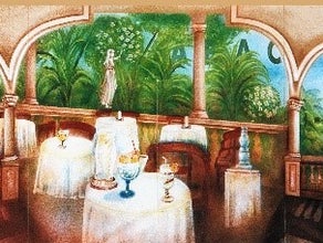 Spanisches Restaurant - Kulisse, Spanien, Restaurantkulisse, Speisesaal