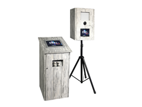 Fotobox Greenscreen Komplettset mieten – Photo Booth, Fotoautomat, Selfiebox, Eventfotobox, Fotobox