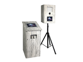 Fotobox Greenscreen Komplettset mieten – Photo Booth, Fotoautomat, Selfiebox, Eventfotobox, Fotobox