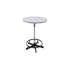 Bistrotisch mit Fußstütze 90 cm mieten – Miettisch, Eventtisch, Veranstaltungstisch, Partytisch