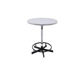 Bistrotisch mit Fußstütze 90 cm mieten – Miettisch, Eventtisch, Veranstaltungstisch, Partytisch
