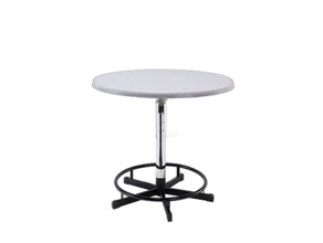Bistrotisch mit Fußstütze 90 cm mieten – Miettisch, Eventtisch, Veranstaltungstisch, Partytisch