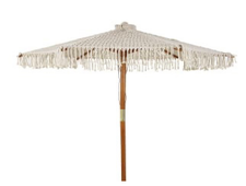 Sonnenschirm - gehäkelt - Makramee - boho style