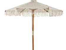 Sonnenschirm - gehäkelt - Makramee - boho style