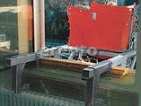 Brüstungshalter für Trägergestell Schuttrutsche