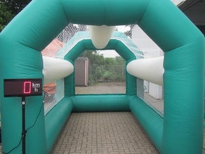Speed Cage, Shoot Out, Speed Check Torwand mit Geschwindigkeitsmessung / Radar