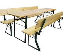 Festzeltgarnitur mit Rückenlehne 50cm