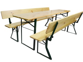 Festzeltgarnitur mit Rückenlehne 50cm