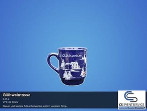 Glühweintasse (je 24 Stück) Tasse Glühwein Winter Weihnachtsmarkt