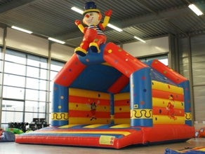Hüpfburg "Klatschender Clown" 6,60x5,00m