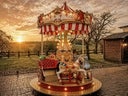 NOSTALGIE KINDER-KARUSSELL MIETEN AB 299 € ! Wir liefern in ganz Nordrhein-Westfalen an ( Alternative zur Hüpfburg ) - Galerie - Bild 1