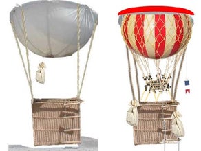 Heißluftballon, Ballon, Ballonfahrt, Heißluft, Nachbildung