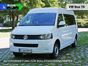 VW-Bus (hoch/lang) - mit Rollstuhlrampe - Behindertengerecht - Rollstuhltransporter - Rollstuhl