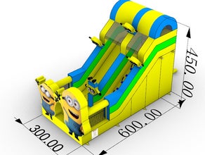 MINION HÜPFBURG MIETEN I 24/7 SUPPORT / BOUNCY CASTLE MINION